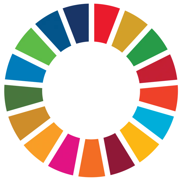Rueda de los 17 Objetivos de Desarrollo Sostenible de la ONU